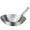Commercial Stainless Steel Round Bottom Wok with Dual Handles