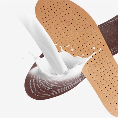 Стельки для обуви из ультратонкой дышащей кожи большого размера, впитывающие пот, дезодорирующие, сменные, внутренние стельки, подушечки для стелек