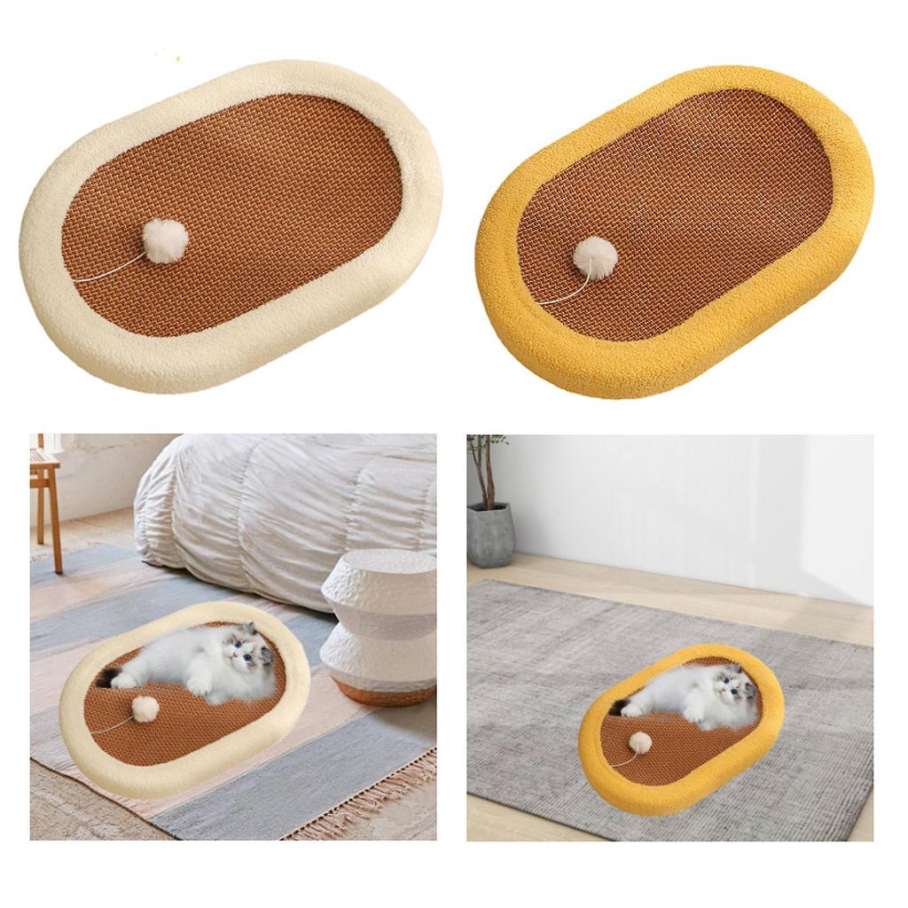 Cat Scratcher Bed Non Slip Sturdy Cat Scratch Pad Bowl for Kitty Indoor Cats