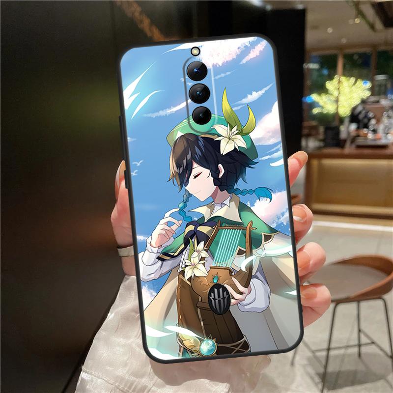 Чехол Genshin Impact Venti для Nubia Red Magic 9 Pro Plus Red Magic 8 8S Pro Plus 5G 5S 6R 6 7 7S 6S Pro
