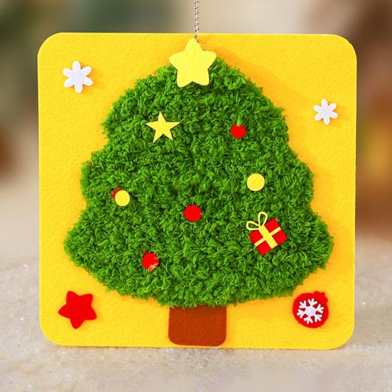 Набор для вышивания Yousheng DIY Рождественский Милое Дерево/Чулок/Санта Вышивальные Проекты Рождественский Набор для Шитья и Рукоделия с Шаблоном Иглы Нитки Инструменты