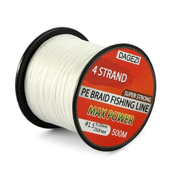 10-90 фунтов 4-прядная плетеная леска Суперпрочная мультифиламентная плетеная леска из 100% полиэтилена