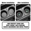 AAFM1 1/2/4Pcs Car Coaster Water Cup Mat Non-Slip Pad Accessories For Skoda Rapid Scala Kodiaq Fabia Kamiq Karoq Octavia 2 3 A5 A7 VRS