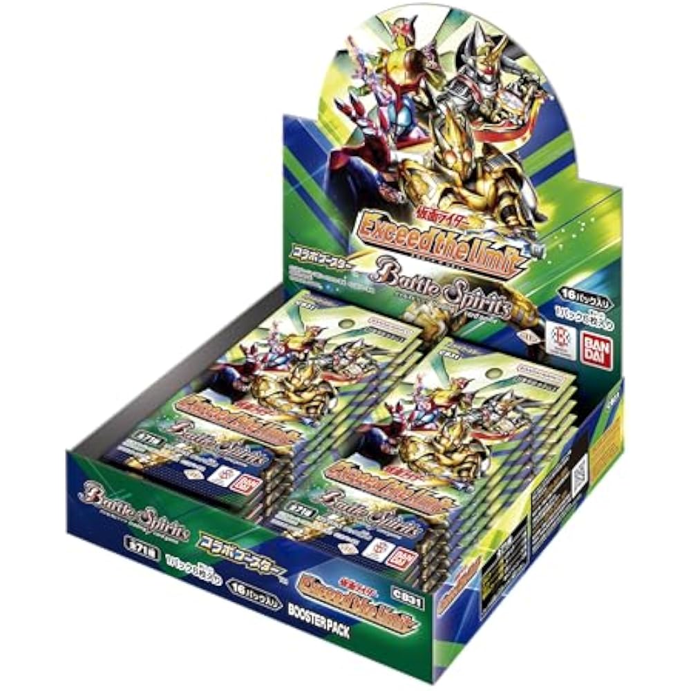 Bandai (БАНДАЙ) Battle Spirits Коллаборационный Бустер Kamen Rider Exceed the Limit Бустерный Пак [C...