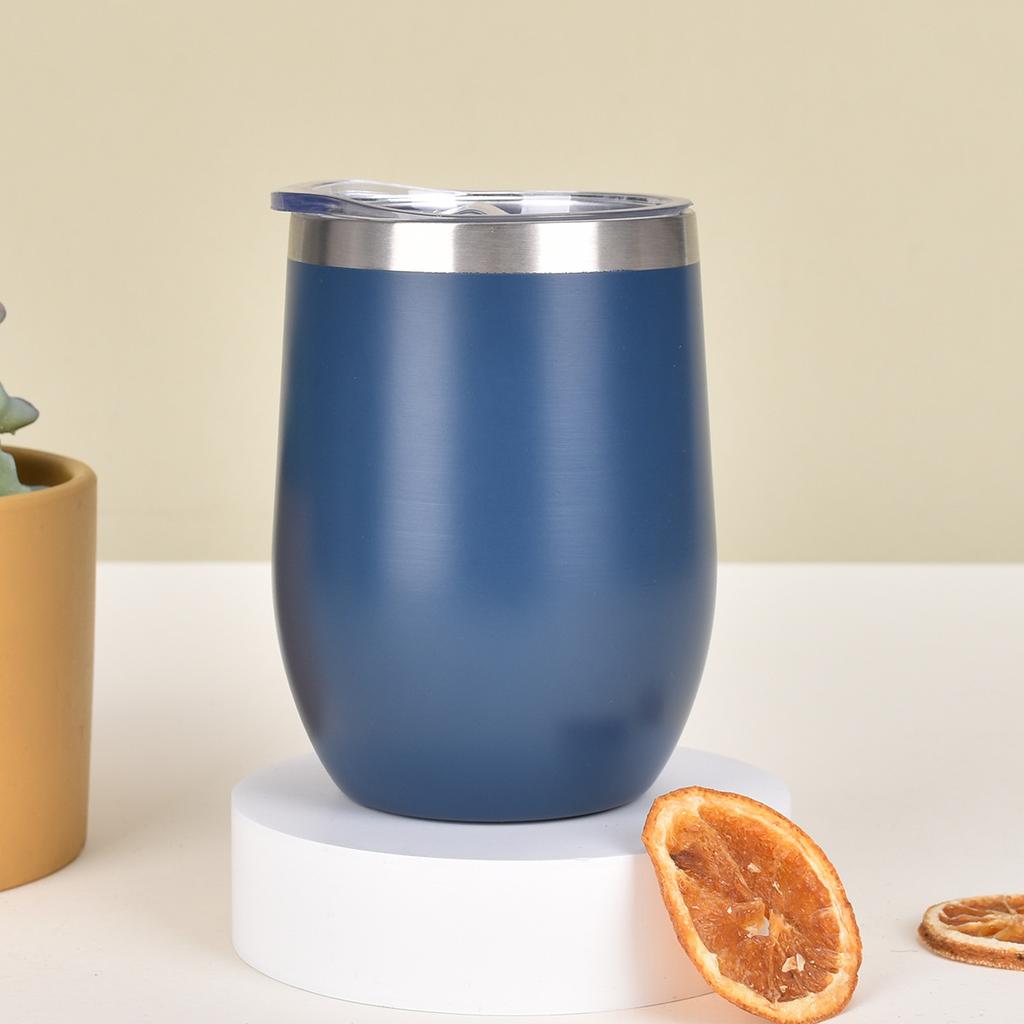 Stainless Steel Eggshell Cup Double Vacuum Spray Thermos Cup Creative Home U-shaped Egg Cup