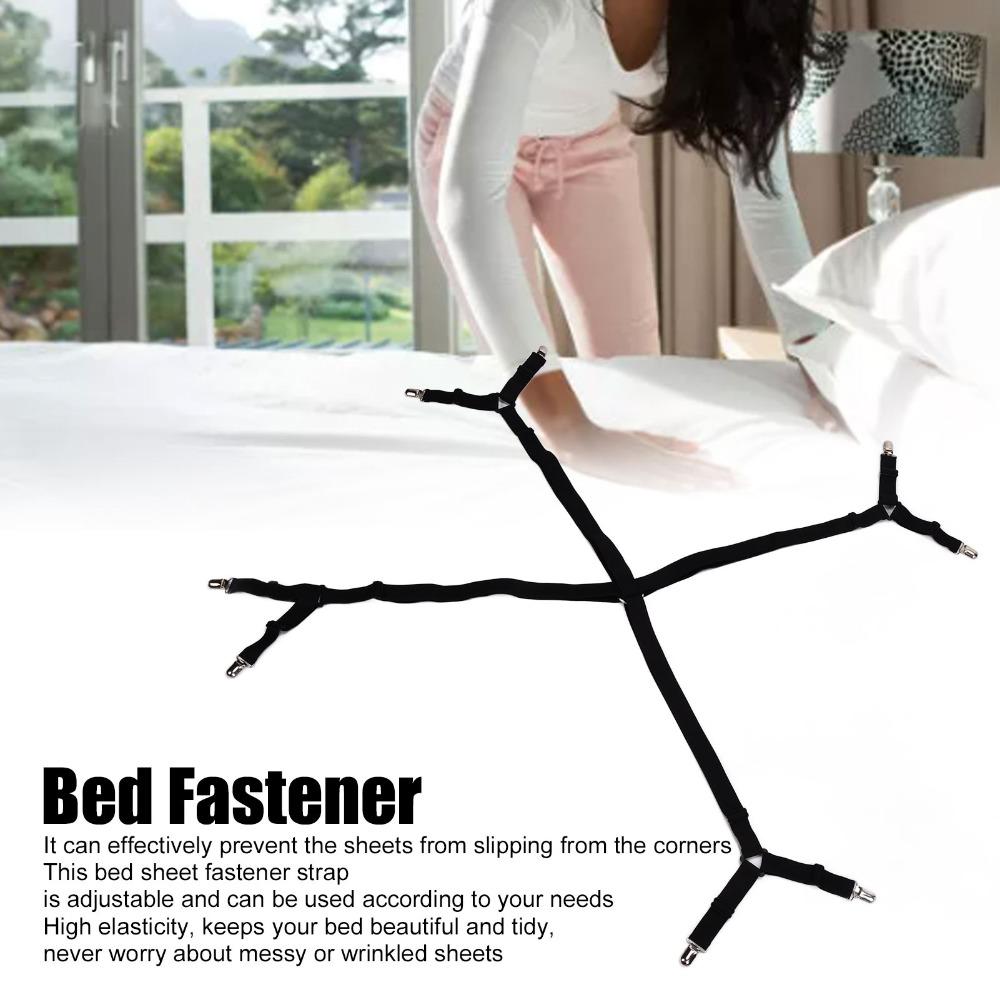 Black Multi-scene Bed Sheet Secure Holder Tablecloth anti-wind fixation