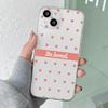 Чехол для телефона для IPhone 16 15 Pro Max 11 12 13 Mini 7 8 14 Plus X XR XS MAX Fundas Прозрачный Милый Мультяшный Сердце Любви Мягкая Крышка
