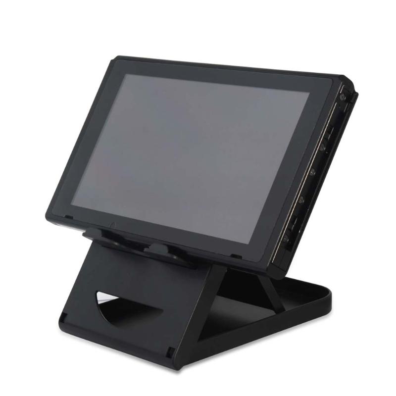 VAORLO Регулируемый складной компактный кронштейн из АБС-пластика, игровая подставка, держатель, док-станция для контроллера консоли Nintendo Switch для всех смартфонов