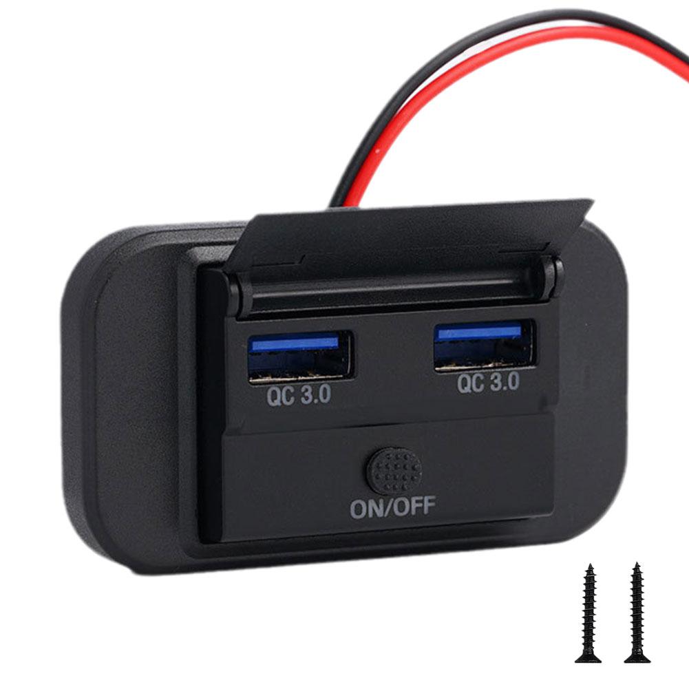 RV PD Type C USB-порт для быстрой зарядки автомобиля розетка для панели крепления водонепроницаемое зарядное устройство для мобильного телефона для автомобиля лодки