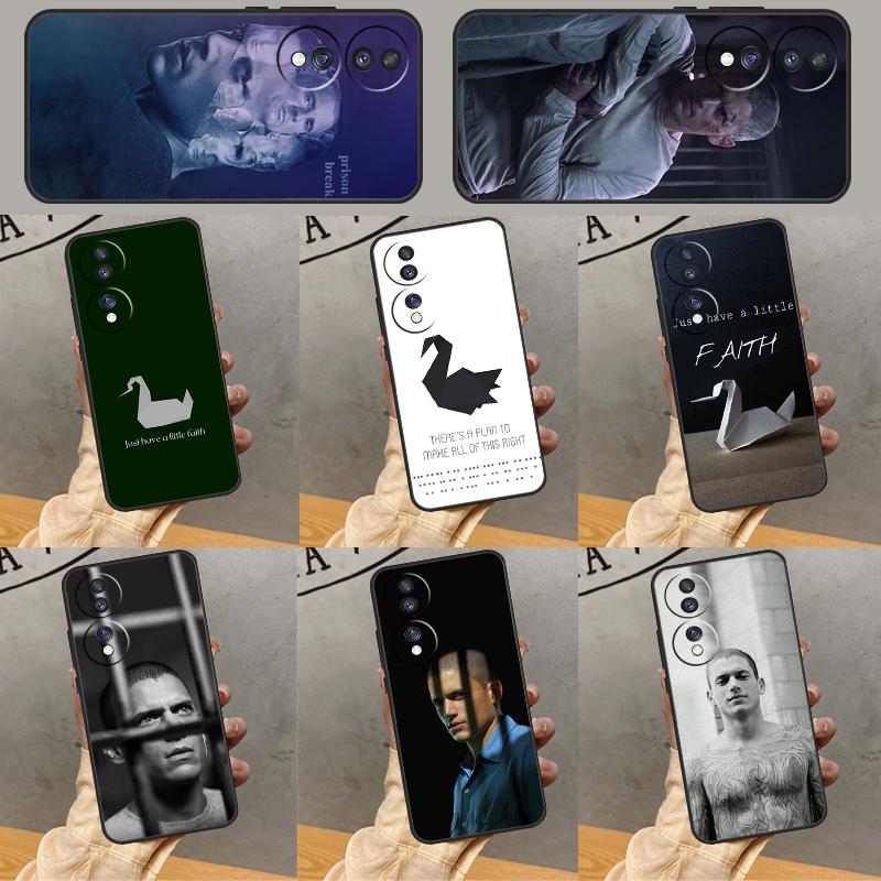 Кейс для ТВ-шоу Побег из тюрьмы для Honor Magic 7 Lite 5 6 Pro Honor 200 50 70 90 Lite X9b X9a X8b X8a X8 X9 X9c Чехол