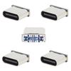 CN-037 5 шт. DIY Паяемый разъем гнездо Type-C Замена для Micro-USB 5Pin Гнездовой SMT Тип DC 5V