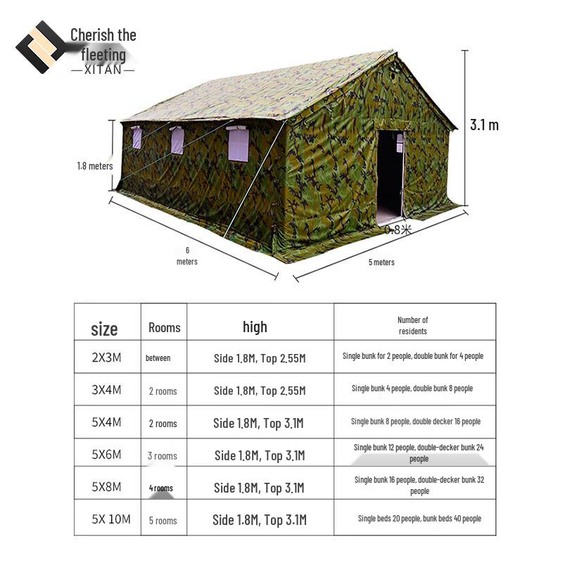 Camouflage Command Tent