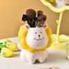 Ornament Cartoon Pen Holder Cream Style Stationery Organizer Creative Pencil Storage Box  Student
