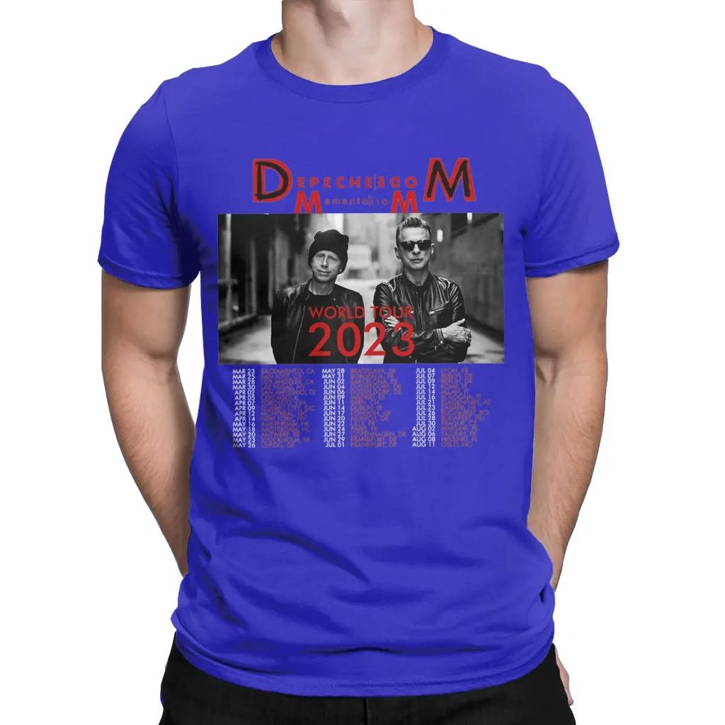 Depeches Mode Live Tour Memento Mori T Shirt Novelty Tee Shirt Short Sleeve Round Neck T-Shirt Cotton Adult Clothing Unisex