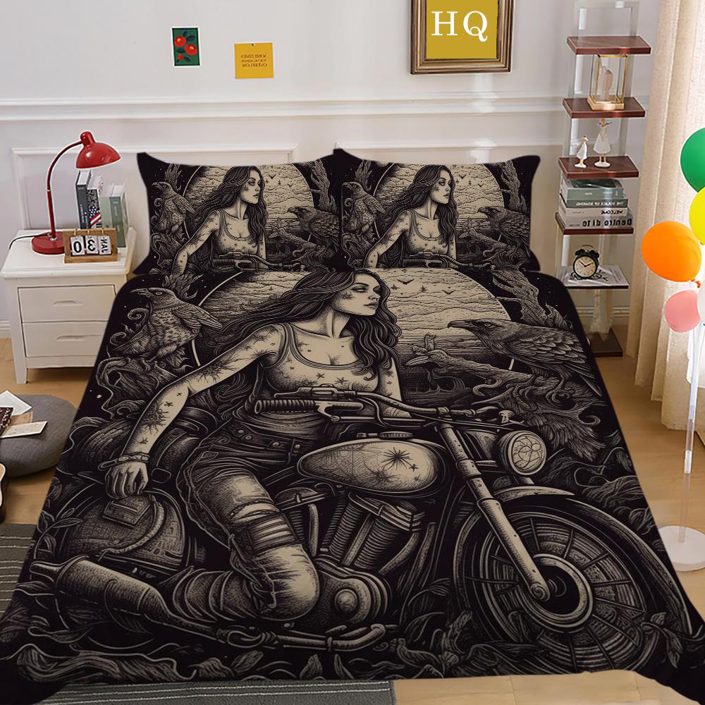 Красота черепа с принтом пододеяльник двойной размер из микрофибры подростков крутой модный домашний текстиль высокого качества