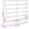 Wall Mounted Display Case with Shelf Beige 60 x 8.5 x 54 cm Plywood