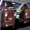 Leather Car Back Seat Organizer Folding Backseat Hanging Holder Storage Bags Tissue Bag