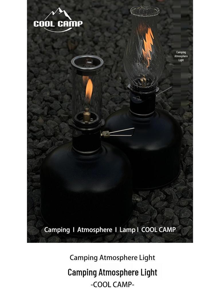 COOLCAMP Retro Outdoor Camping Lantern - Atmospheric Kerosene Tent Light
