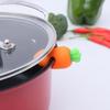 1 шт., подъемник для крышки с защитой от проливания, кухонные инструменты, подставка для суповой кастрюли, силиконовый термостойкий держатель, держите крышку открытой, кухонные инструменты