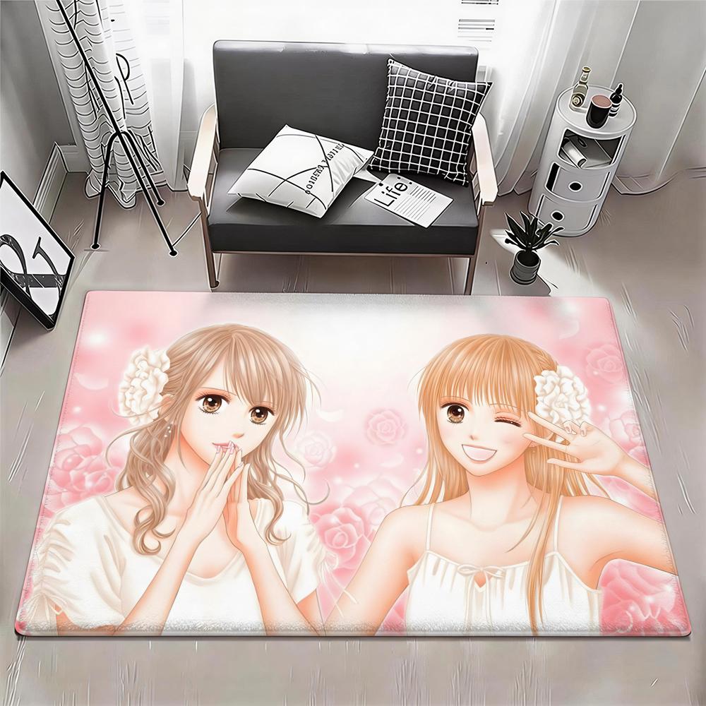 Anime K Kodomo no Omocha Floor Mat Eco Flannel Doormat Non Slip Odorless Indoor Floor Rug Soft Short Plush Home Mat