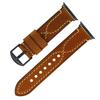 Ремешок Apple для Apple Iwatch7 SE 6 5 4 Натуральная Кожа Первый Слой Нержавеющая Сталь Пряжка-Штифт Кожаный Ремешок Мужской
