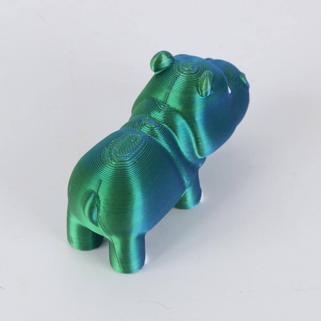 3D-печатные игрушки-бегемоты, украшения в виде бегемотов, 3D-печатные украшения в виде бегемотов, снятие стресса, подвижный бегемот