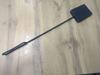 Brush and shovel for barbecue,stoves and fireplaces.2 pcs set, steel, black color.