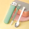 TAYOHYA Silicone Bear 2-Piece Portable Tableware Set