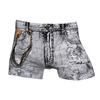 Модные мужские шорты Стильные короткие джинсовые джинсы