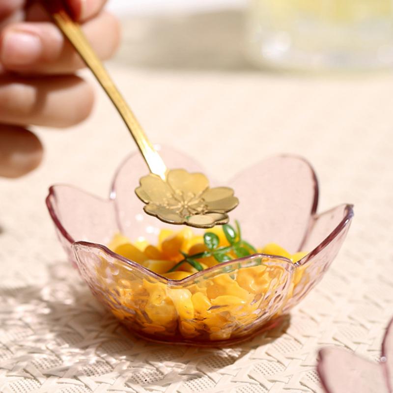 Узор молотка Сакура Соусницы Маленькие Пластиковые Блюдца для Приправ Соусник Миска для Соуса Мороженое Маленькие Обеденные Тарелки