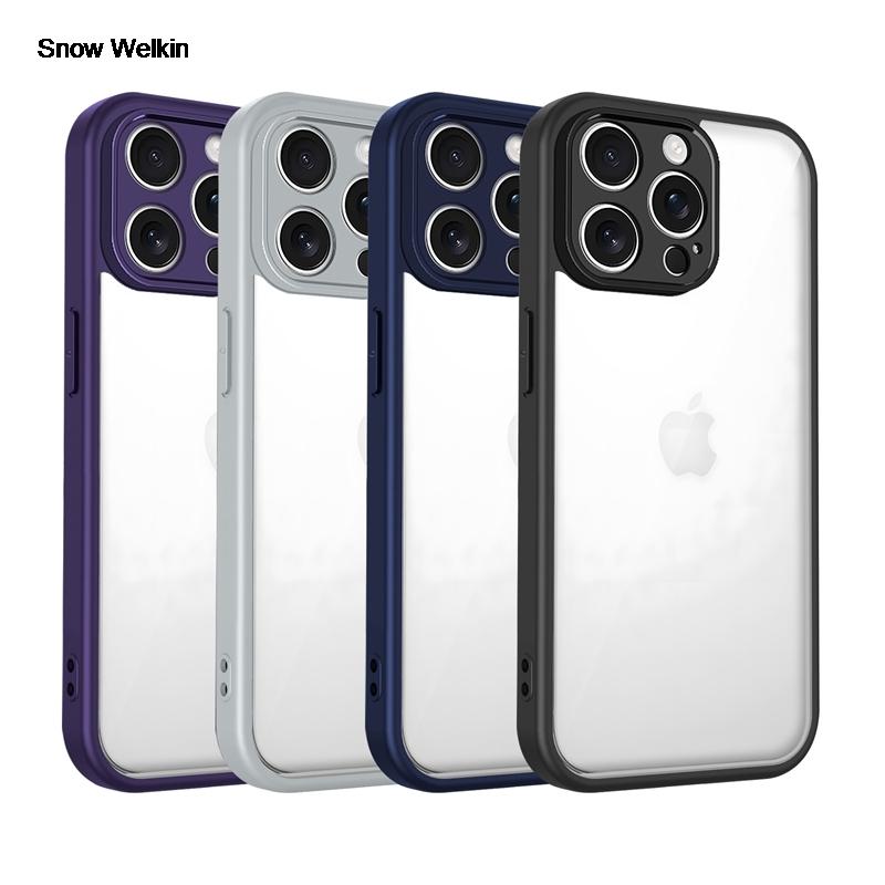 Прозрачный силиконовый чехол для Apple iPhone 17 16 15 14 13 12 11 XS Pro Max Air 7 8 Plus 16E ПК Задняя панель TPU Бампер Ударопрочная крышка