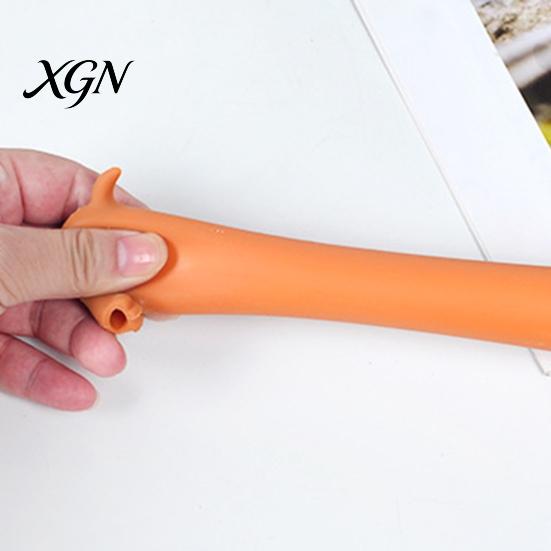 Dachshund Squeeze Toy Mini Stress Relief Simulated Dog Fidget Sensory Gadget Soft Stretchy Animal Shape Home Office Desk