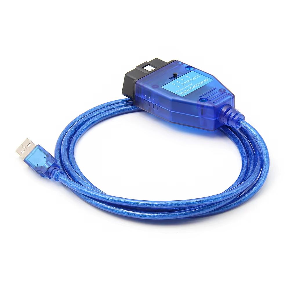 OBDII VCI Diagnostic Tool KKL 409 FTDI232RL Chip For VAG 409.1 Durable Material Fiat ECU Scanner KKL 409 with Switch