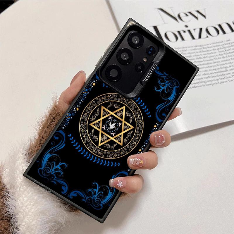 Чехол для телефона David Jewish Star Symbol Ударопрочный для Samsung Galaxy S26 Edge S25 Ultra S24 FE S23 Plus S21 Чехол Противоударный Fundas