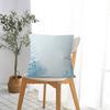 Beauty Blue Geometric Cushion Cover Inches Farmhouse Decor Home Throw Pillow Covers For Couch Decorations