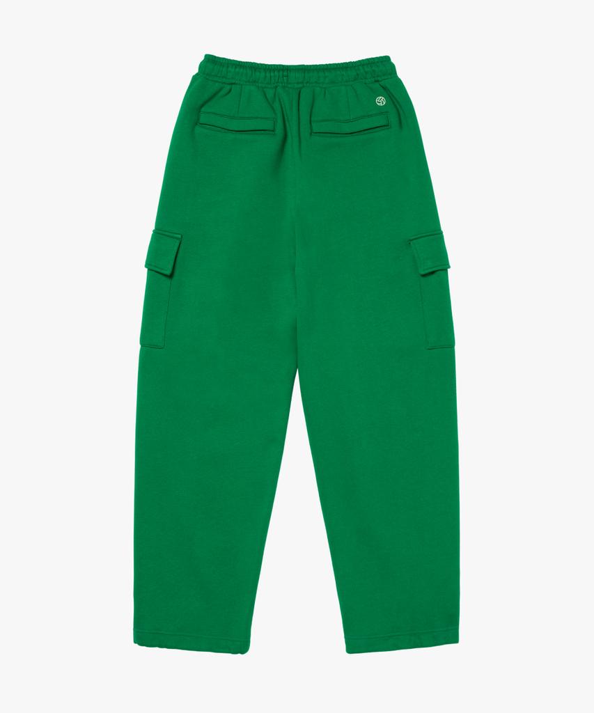 GOALSTUDIO Brushed Straight Cargo Pants-Green