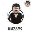WM6205 Горячие Мини Фигурки Персонажей Главных Героев Фильмов Ужасов Монахиня Вампир Строительные Блоки Хэллоуинские Игрушки Для Детей