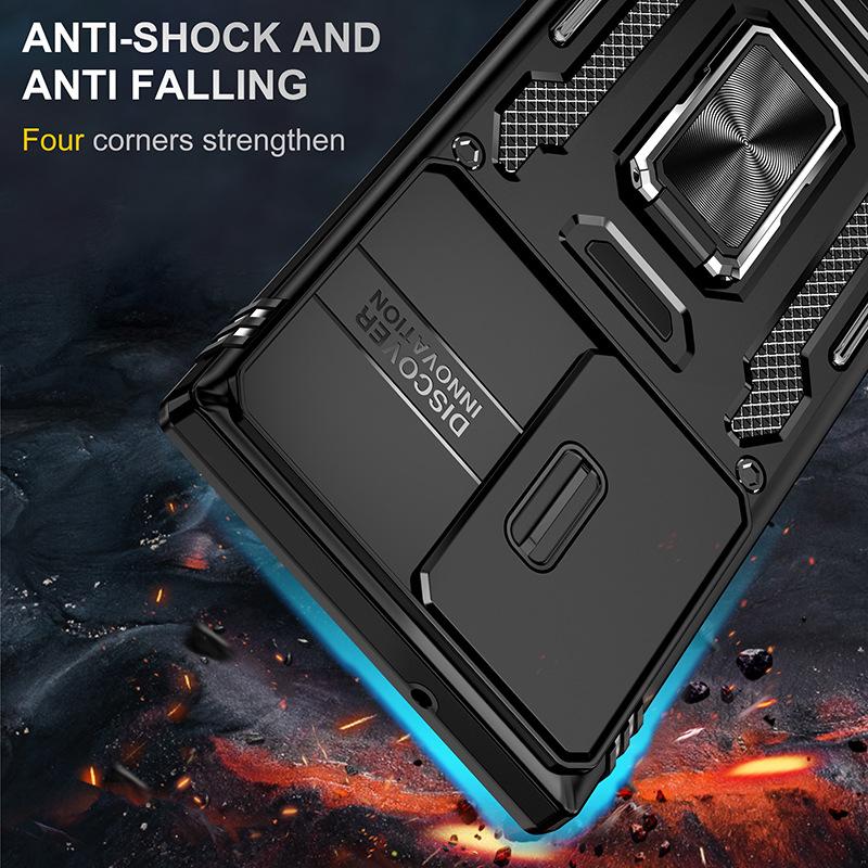 Чехол-слайдер для камеры для Samsung Galaxy S23 S24 S22 S21 S20 Ultra Plus A53 A54 A33 A14 A34 A23 5G Note 20 Бамперы Бронированный чехол