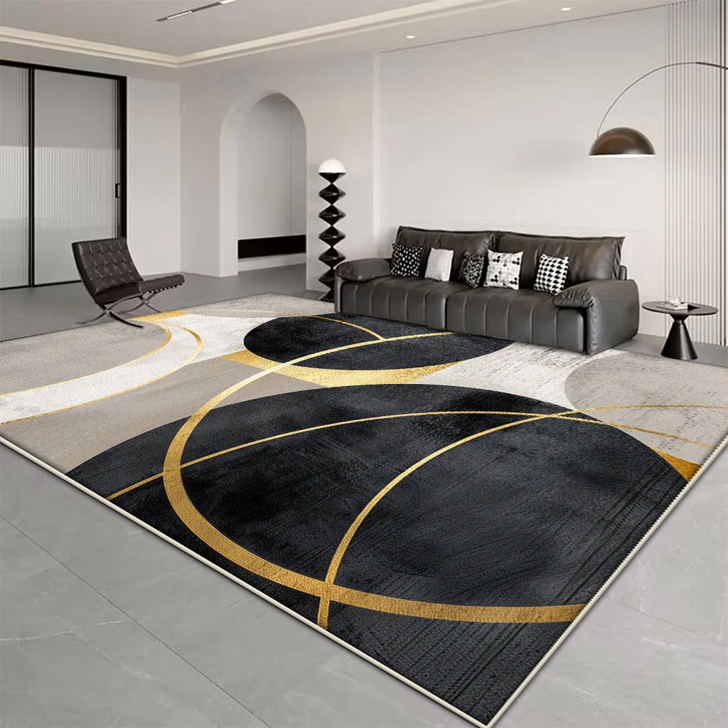 Modern Large Carpets for Living Room Decoration Home Geometry Rug Non-slip Bedroom Lounge Rugs Washable Sofa Coffee Tables Mat