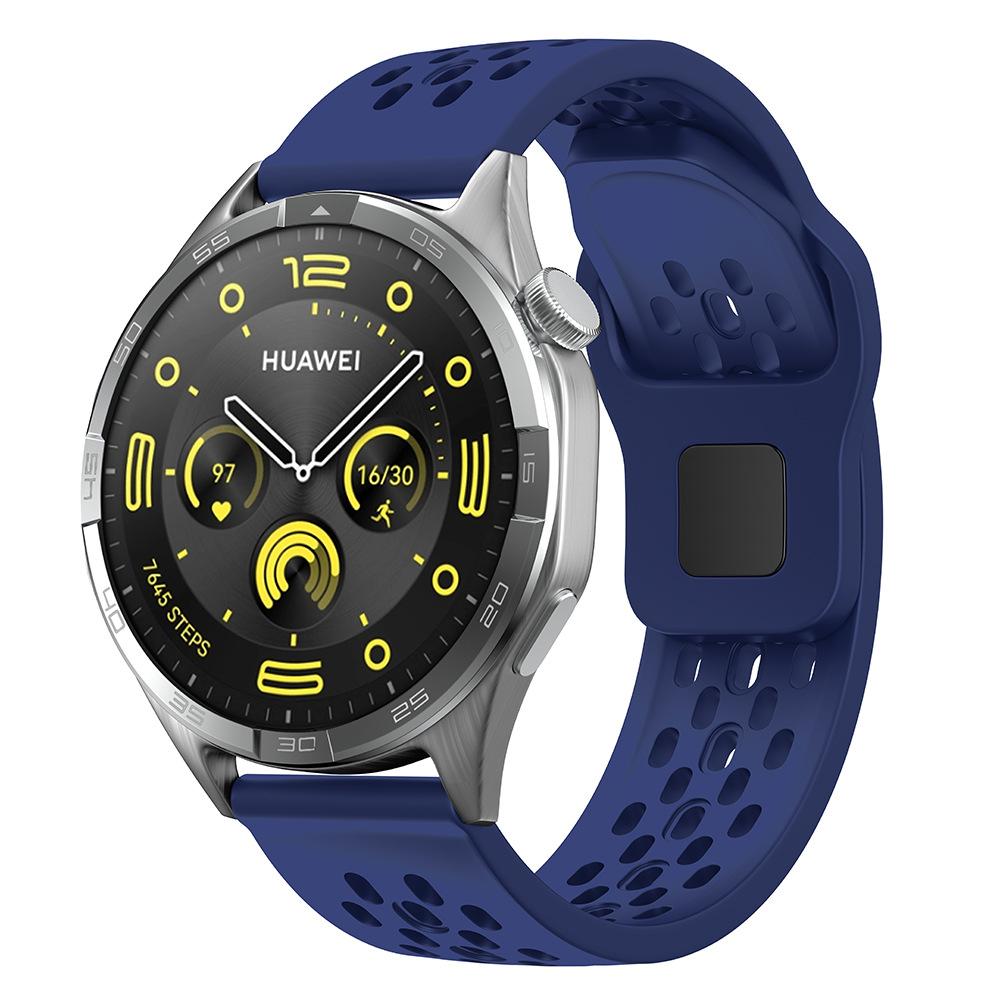 18 мм 20 мм 22 мм отверстие Силиконовый ремешок для Samsung Galaxy Watch 8 7 6 5 4 для Huawei GT5 4 3 GT2 pro браслет для Garmin Vivoactive 4 ремешок