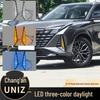 Светодиодные Поворотники с Бегущим Огнем и Дневные Ходовые Противотуманные Фары для Моделей Chang'an 24-25