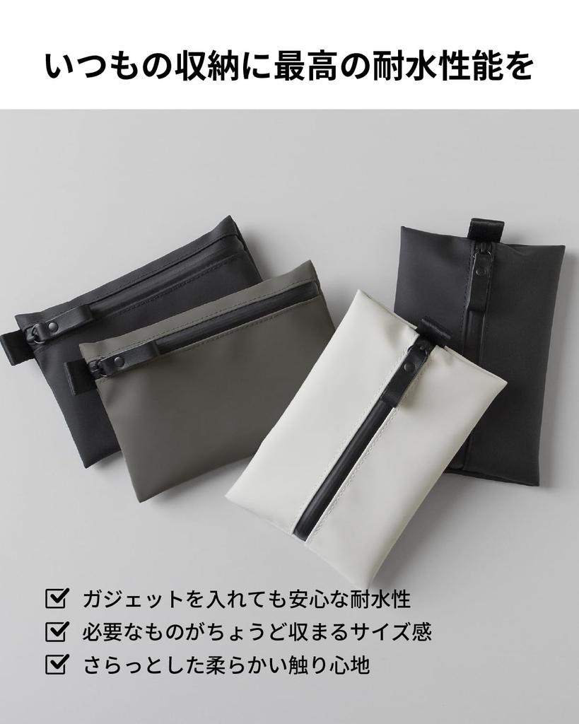 [aso] TOFTPOUCH (Сумка с кисточками) Водонепроницаемая сумка, чехол для гаджета, сделано в Японии, прибл.. 150 x 110 x 10 [мм], компактный чехол, маленькая сумочка, сумка в сумке (