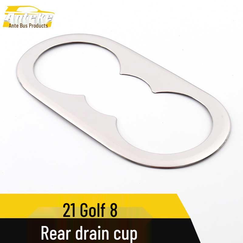 Golf 8 Rear Cup Holder Decorative Sticker for Third Row