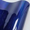High Glossy Rainbow Carbon Fiber Blue Stickers for Car Film Cover Automotive Sticker Adhesive Vinyl for Motorcycle Wrap Exterior