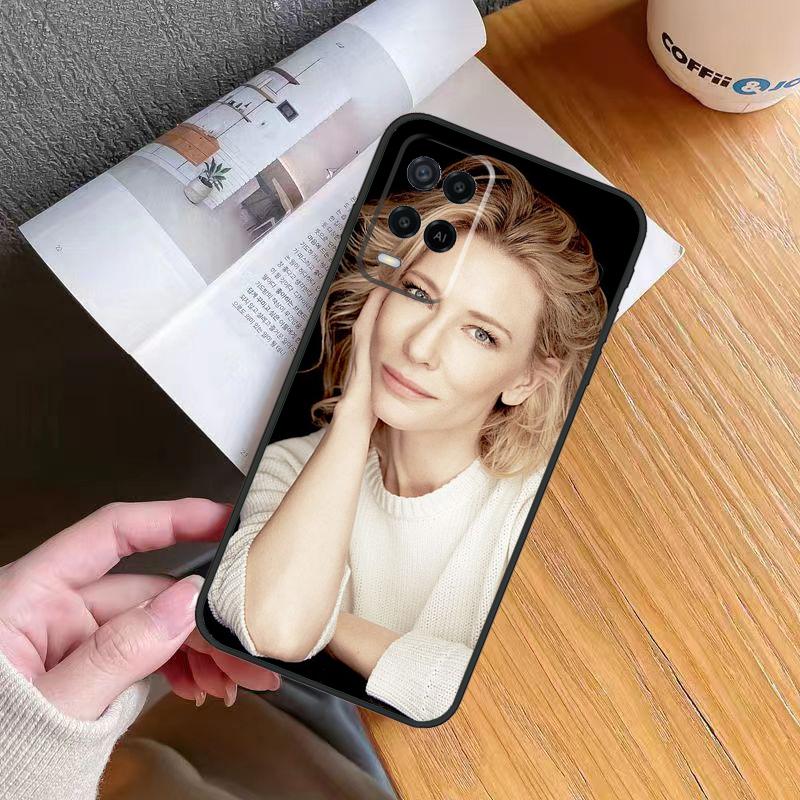 Cate Blanchett Cover Case For OPPO A78 A98 A58 A96 A76 A16 A17 A15 A5 A9 A74 A94 A52 A72 A53 A54 A57 S