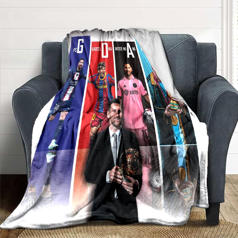 Argentina Football Team printed flannel breathable and warm blanket, a stylish home gift, suitable for home, office and bedspread use. 15a185