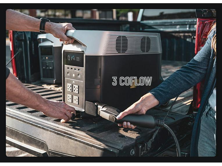 Портативная электростанция EcoFlow Outdoor Power Station Pro: Адаптер быстрой зарядки и умный пульт