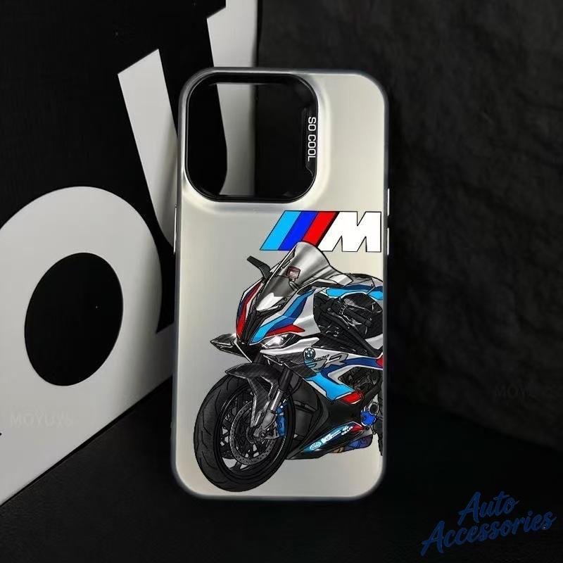 Для Bmw M Power Логотип M2 M4 M5 M6 Чехол для телефона автомобиля Для IPhone 17 Pro Max 16 15 14 Pro Max 13 11 X Xs Xr 8 7Plus Оболочка телефона Наклейка mkhr65