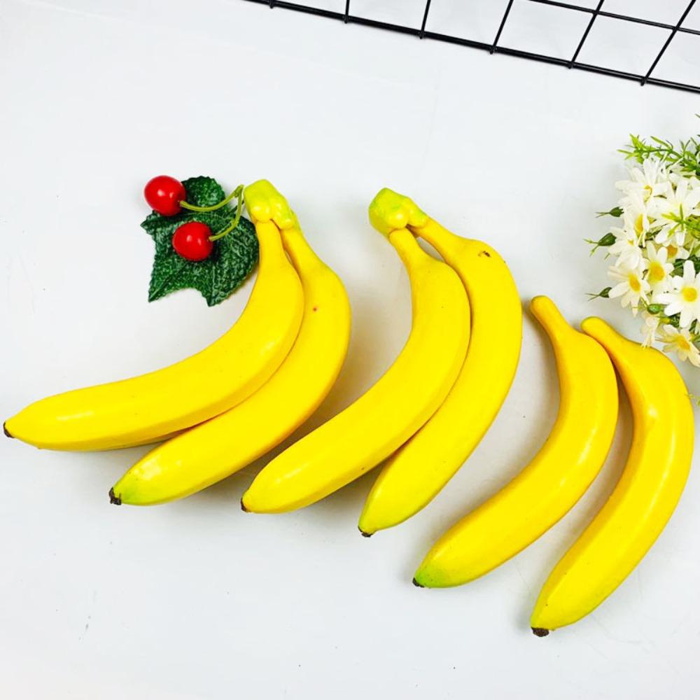 Simulated Decorative Funny Practical Fruit Shop Decor Artificial Banana Party Shooting Props Fruit Model Simulation Fruit