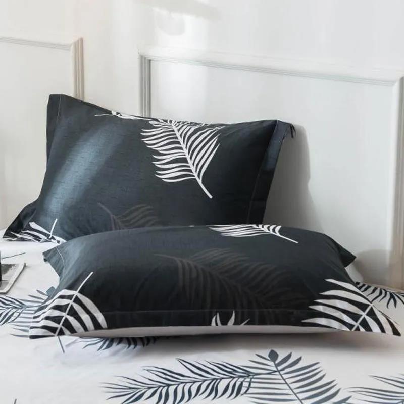 Наволочка, большая одинарная простая мультяшная студенческая подушка для общежития, набор 48*74 см